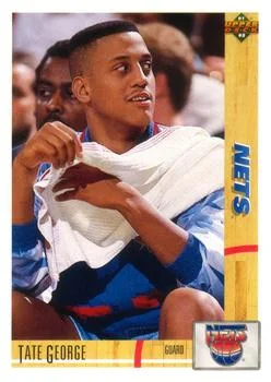 1991-92 Upper Deck Tate George #336 card image