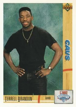 1991-92 Upper Deck Terrell Brandon Draft Picks #6 card image