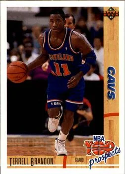 1991-92 Upper Deck Terrell Brandon TP #441 card image