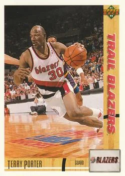 1991-92 Upper Deck Terry Porter #351 card image