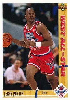 1991-92 Upper Deck Terry Porter #54 card image