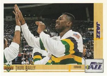 1991-92 Upper Deck Thurl Bailey #139 card image