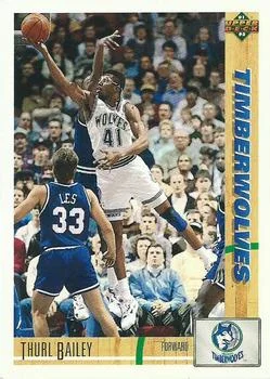 1991-92 Upper Deck Thurl Bailey #418 card image