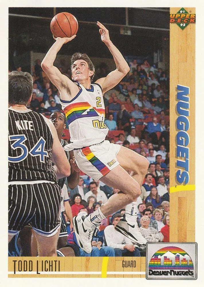 1991-92 Upper Deck Todd Lichti #299 card image