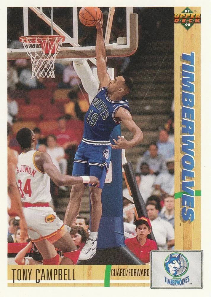 1991-92 Upper Deck Tony Campbell #326 card image