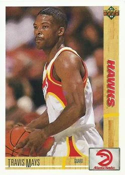 1991-92 Upper Deck Travis Mays #494 card image