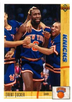 1991-92 Upper Deck Trent Tucker #341 card image