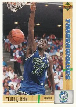 1991-92 Upper Deck Tyrone Corbin #322 card image