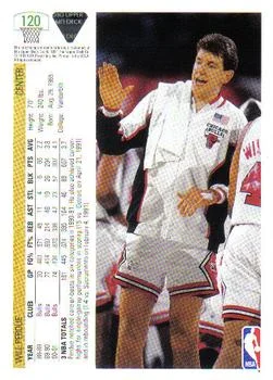 1991-92 Upper Deck Will Perdue #120 card back image