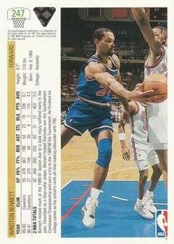 1991-92 Upper Deck Winston Bennett #247 card back image