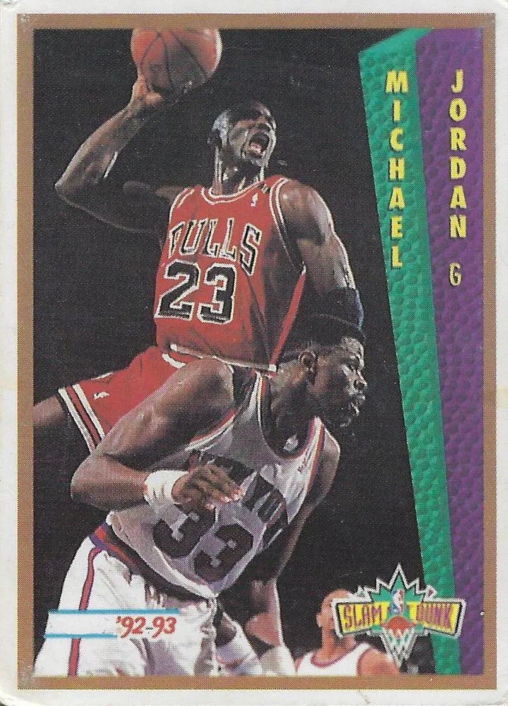 1991-94 Panini Stickers (Greek) Michael Jordan Non-Numbered Card Variations #NNO card image