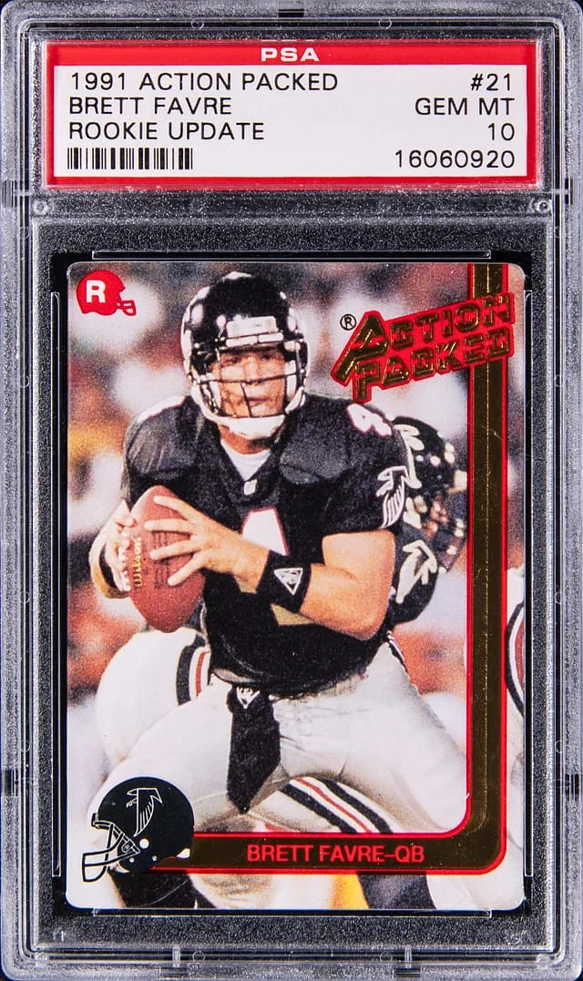 1991 Action Packed Brett Favre #21 card image
