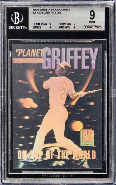 1991 Arena Holograms Ken Griffey Jr. #2 card image
