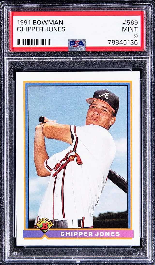 1991 Bowman Chipper Jones #569 card image