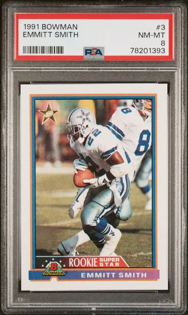 1991 Bowman Emmitt Smith #3 card image