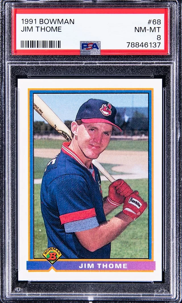 1991 Bowman Jim Thome #68 card image