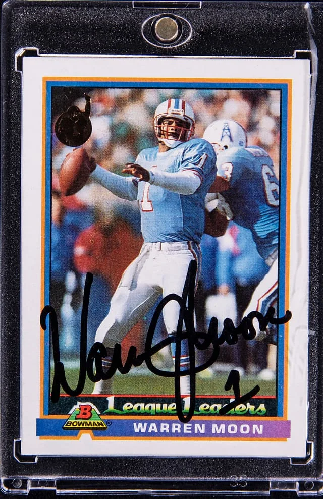 1991 Bowman Warren Moon League Leaders #277 card image