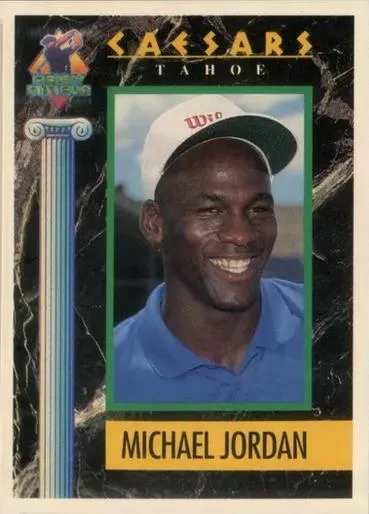 1991 CGA Caesars Palace Lake Tahoe Heavy Hitters Michael Jordan #1 card image