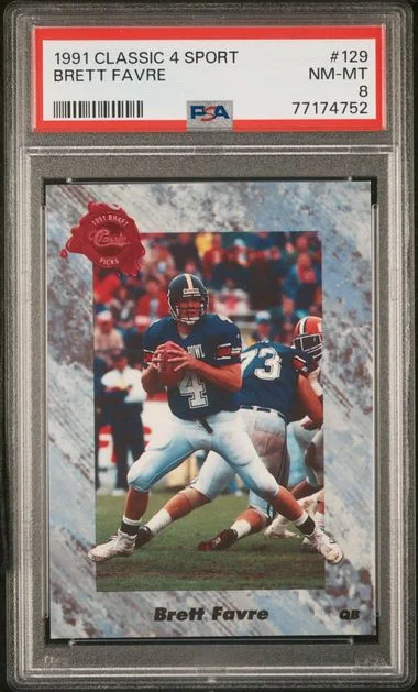 1991 Classic 4 Sport Brett Favre #129 card image