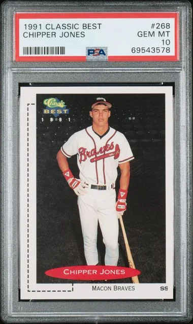 1991 Classic Best Chipper Jones #268 card image