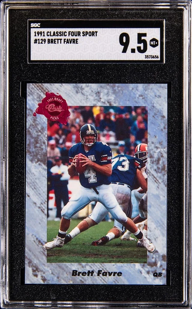1991 Classic Four Sport Brett Favre #129 card image