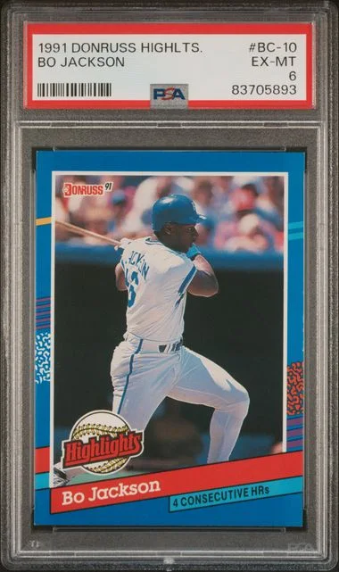 1991 Donruss Bo Jackson Highlights #BC-10 card image