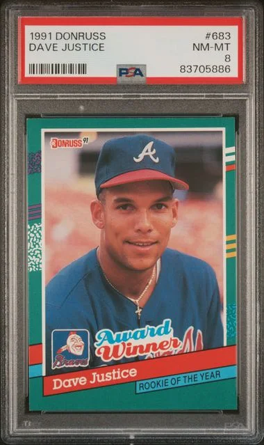 1991 Donruss Dave Justice #683 card image
