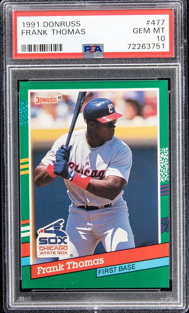 1991 Donruss Frank Thomas #477 card image