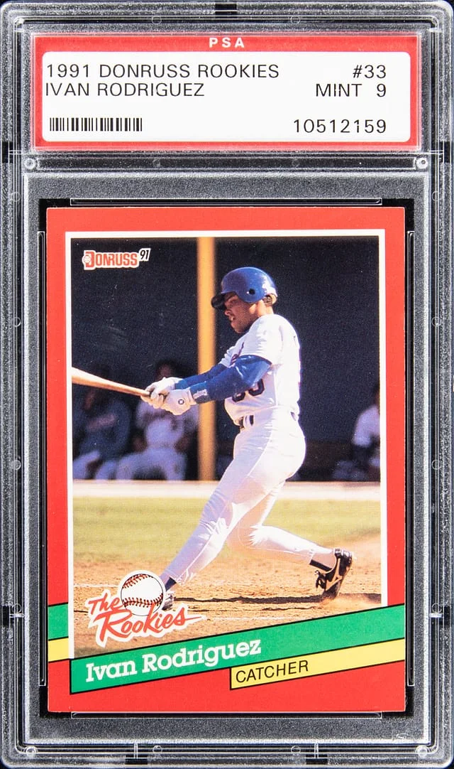 1991 Donruss Ivan Rodriguez Rookies #33 card image