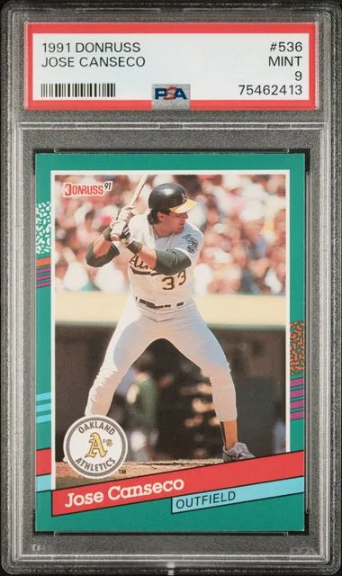 1991 Donruss Jose Canseco #536 card image