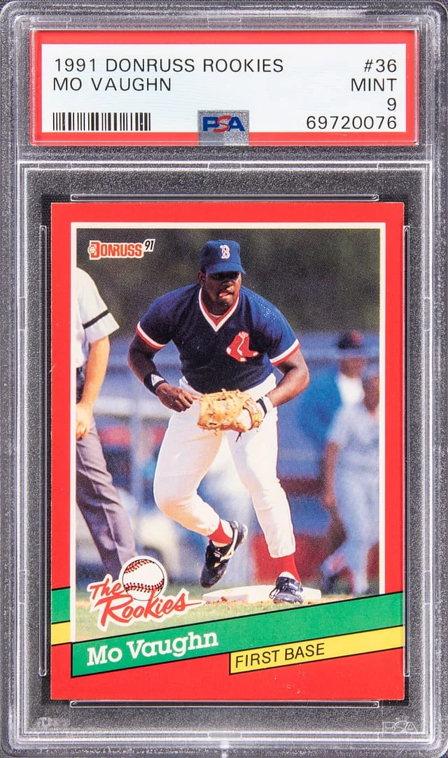 1991 Donruss Mo Vaughn Rookies #36 card image
