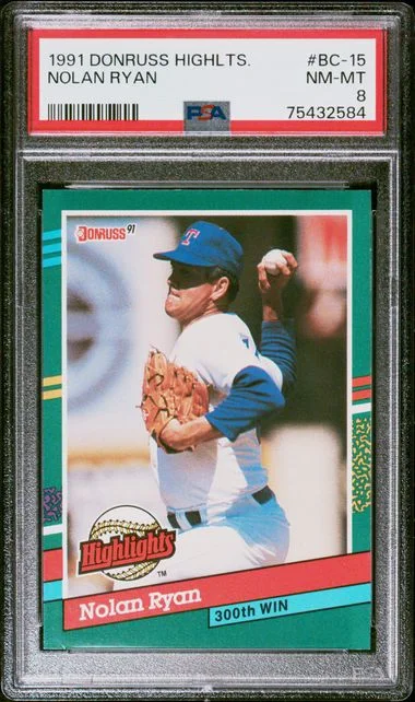 1991 Donruss Nolan Ryan Highlights #Bc-15 card image
