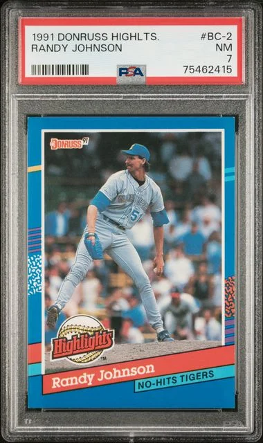 1991 Donruss Randy Johnson Highlights #BC-2 card image
