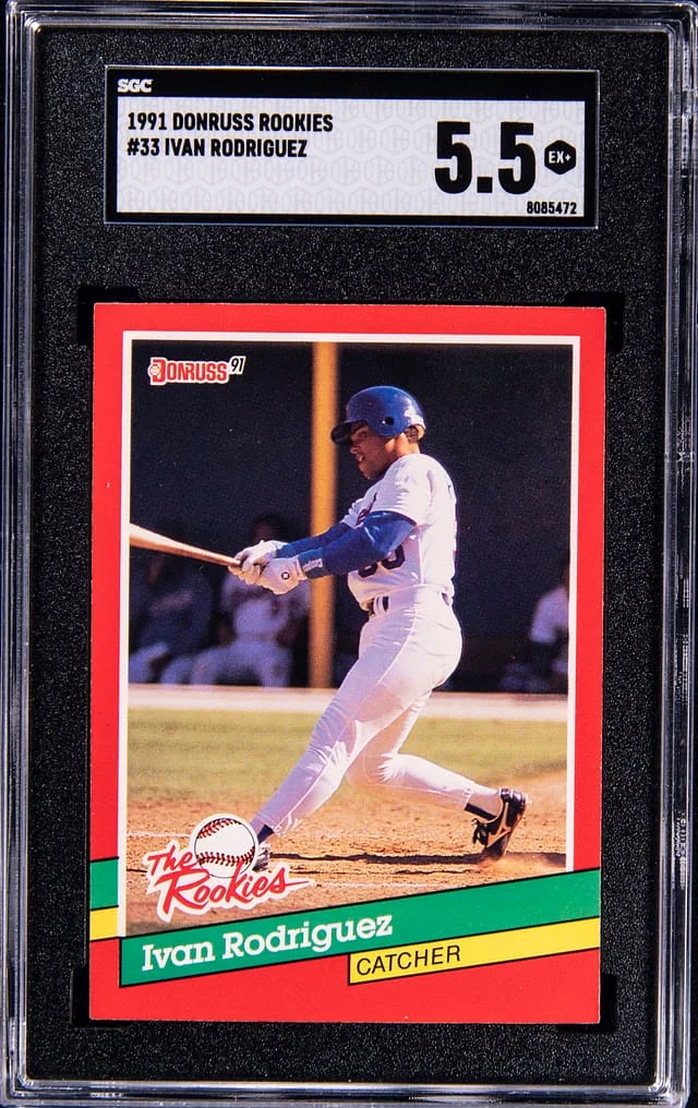 1991 Donruss The Rookies Ivan Rodriguez #33 card image
