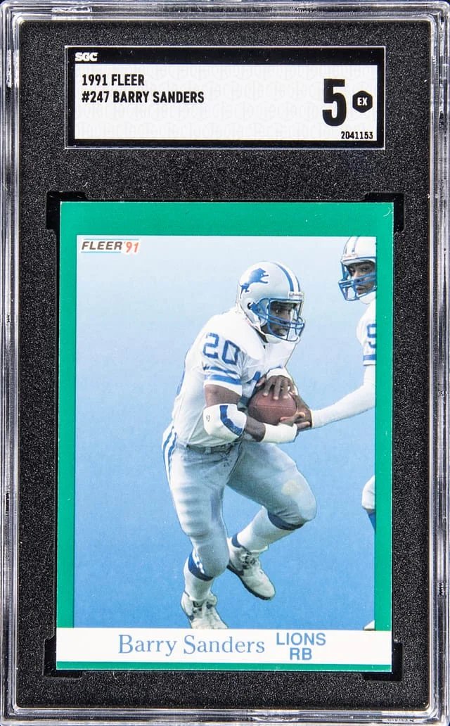 1991 Fleer Barry Sanders #247 card image