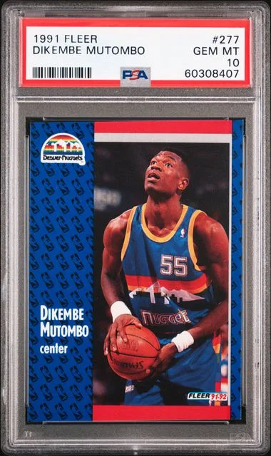 1991 Fleer Dikembe Mutombo #277 card image