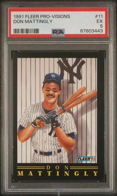 1991 Fleer Don Mattingly Pro-Vision #11 card image