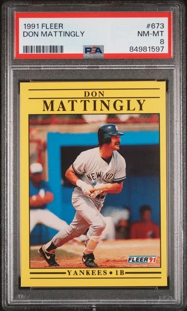 1991 Fleer Don Mattingly #673 card image