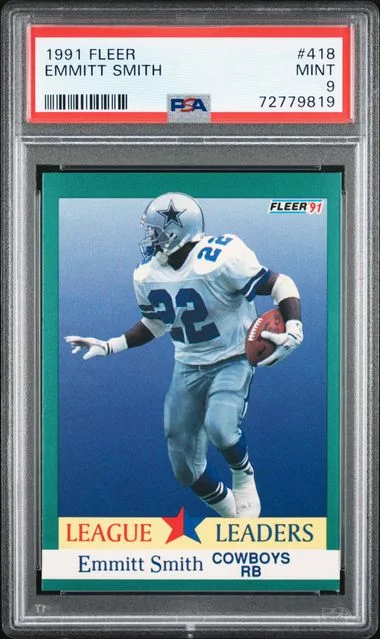 1991 Fleer Emmitt Smith #418 card image