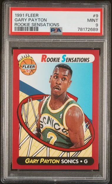 1991 Fleer Gary Payton Sensations #9 card image