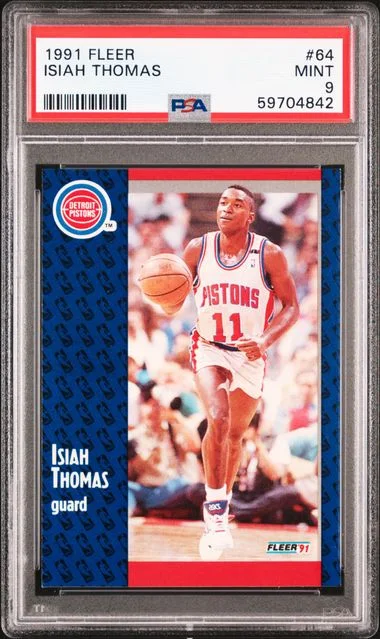 1991 Fleer Isiah Thomas #64 card image