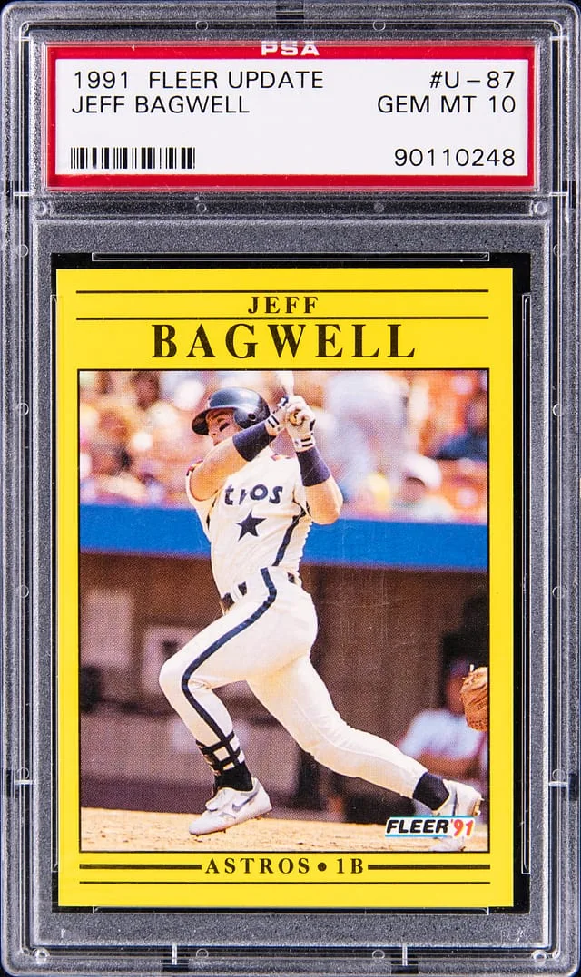 1991 Fleer Jeff Bagwell\ Update #U-87 card image