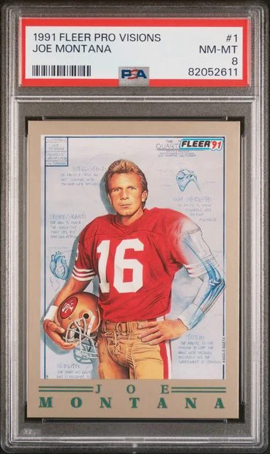 1991 Fleer Joe Montana Pro-Visions #1 card image