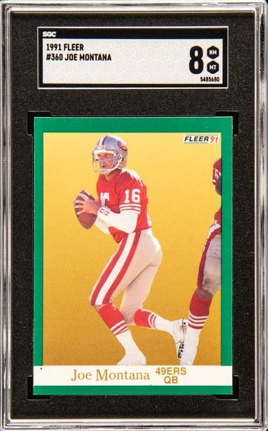 1991 Fleer Joe Montana #360 card image