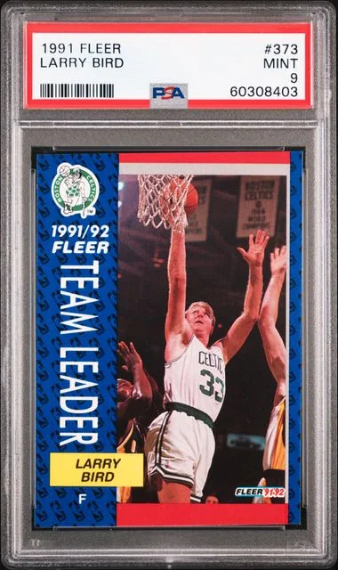 1991 Fleer Larry Bird #373 card image