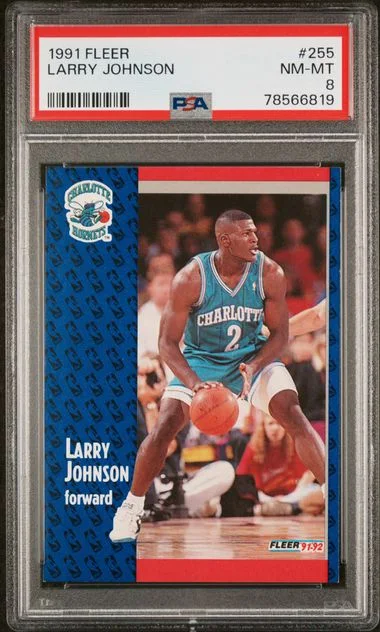 1991 Fleer Larry Johnson #255 card image