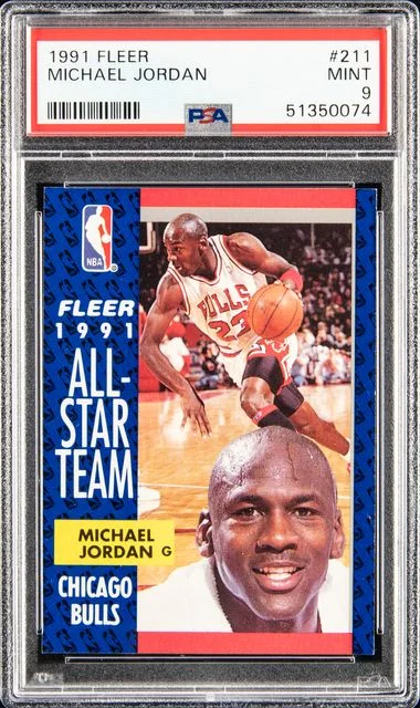 1991 Fleer Michael Jordan #211 card image