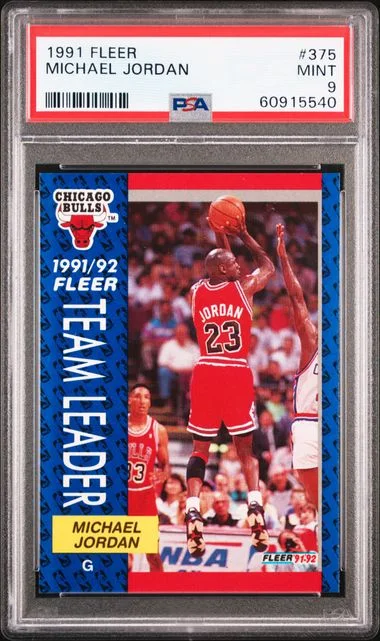 1991 Fleer Michael Jordan #375 card image