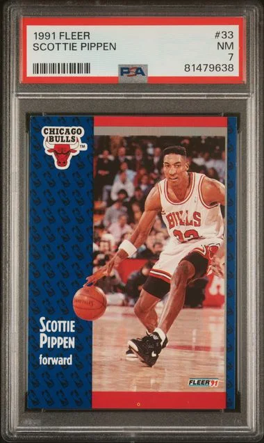 1991 Fleer Scottie Pippen #33 card image