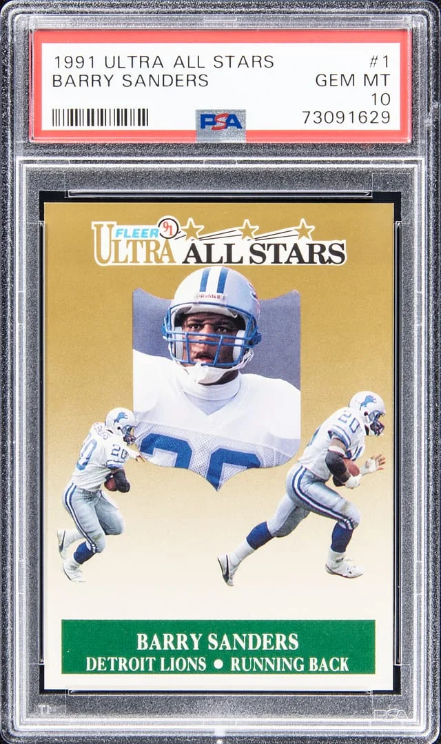 1991 Fleer Ultra Barry Sanders All Stars #1 card image